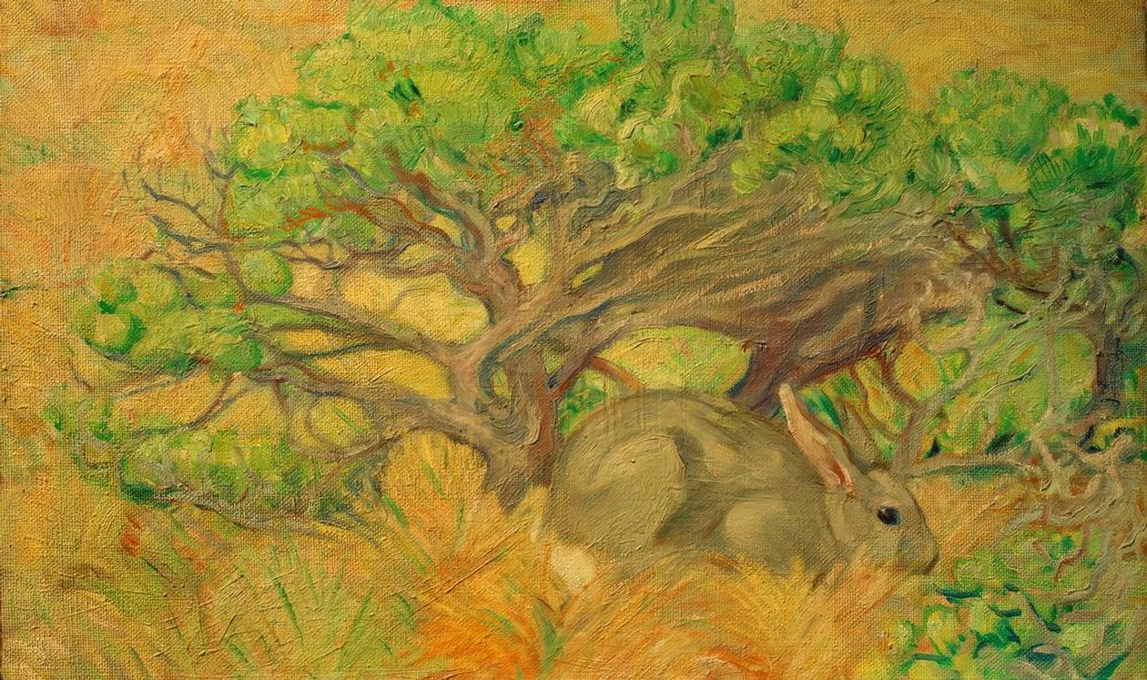 Vild kanin av Franz Marc