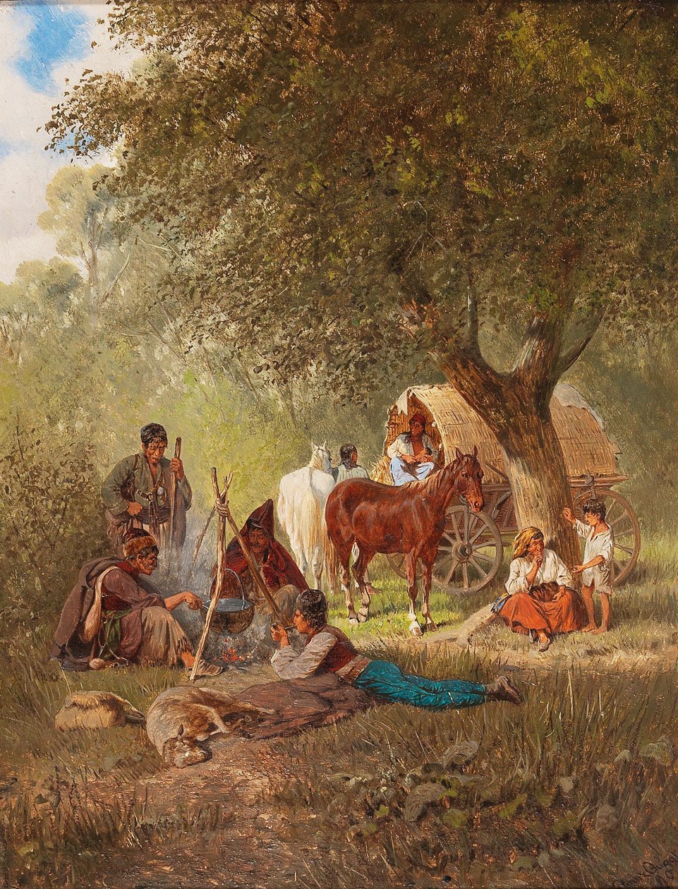 Midday Rest av Franz Quaglio