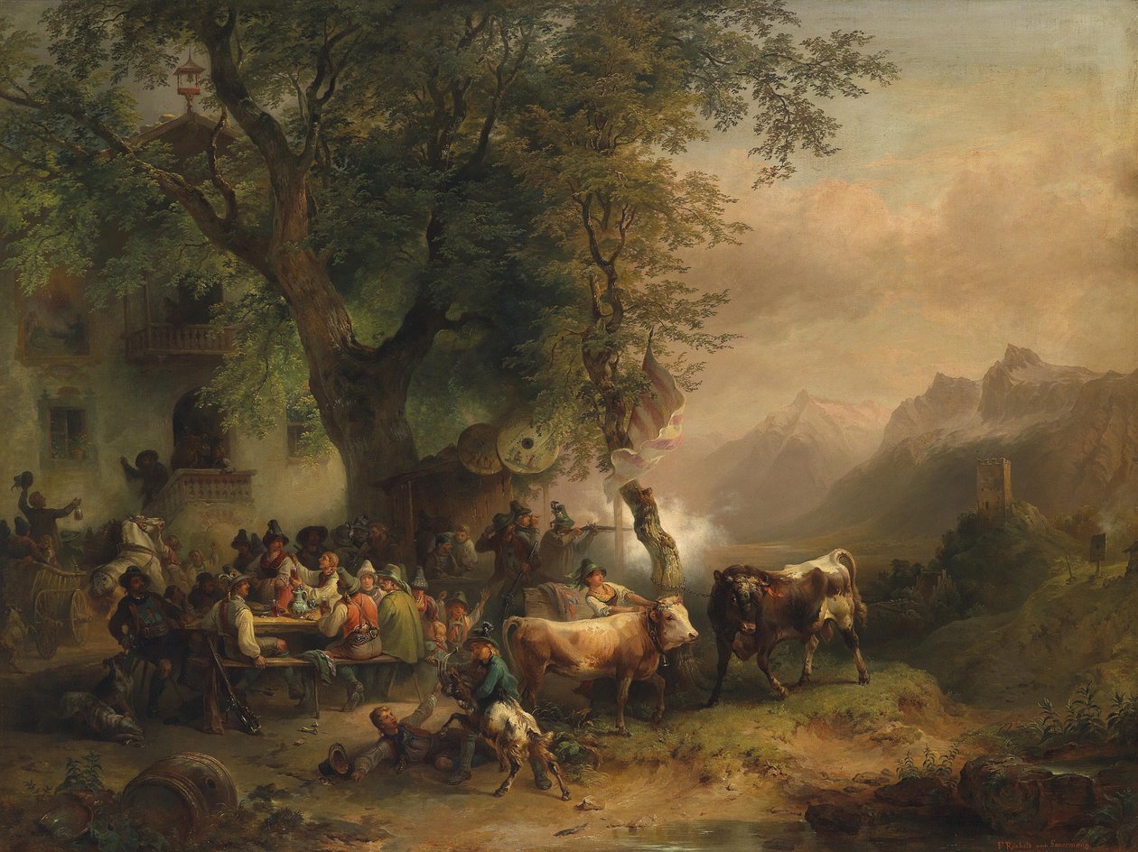Målskytte i Passey Valley av Franz Reinhold