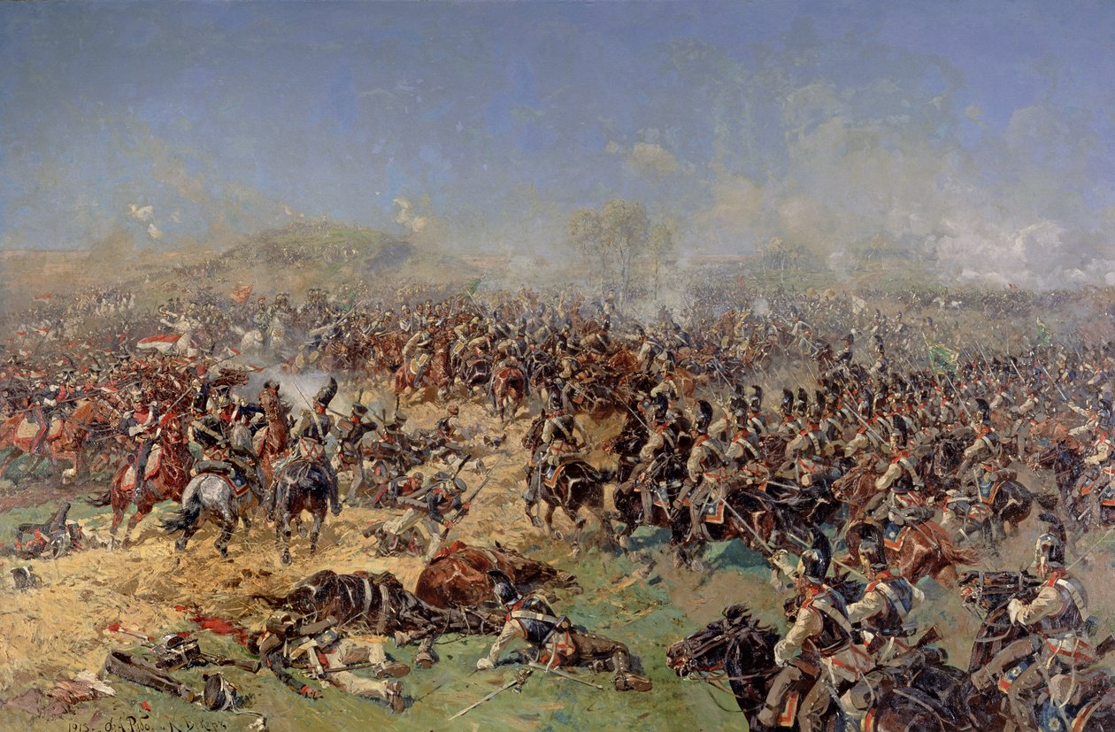 Slaget vid Borodino den 26 augusti 1812, 1913 av Franz Roubaud