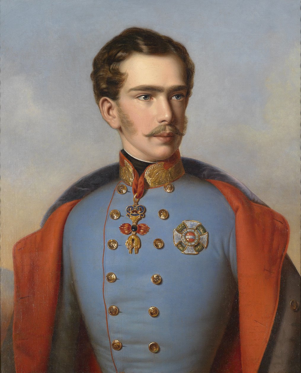 Franz Joseph I. von Österreich av Franz Russ the Elder
