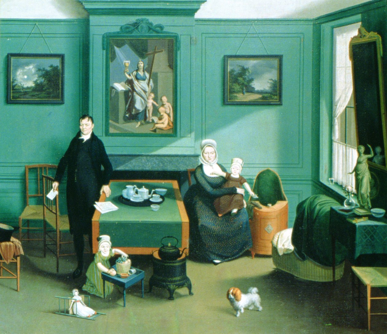 Familjegrupp, ca 1810 av Franz Schrank