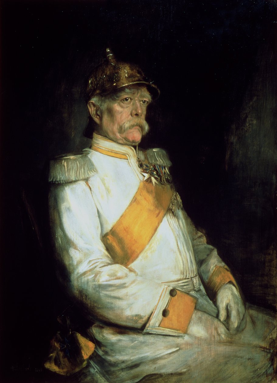 Kansler Otto Von Bismarck (1815-98) 1890 av Franz Seraph von Lenbach