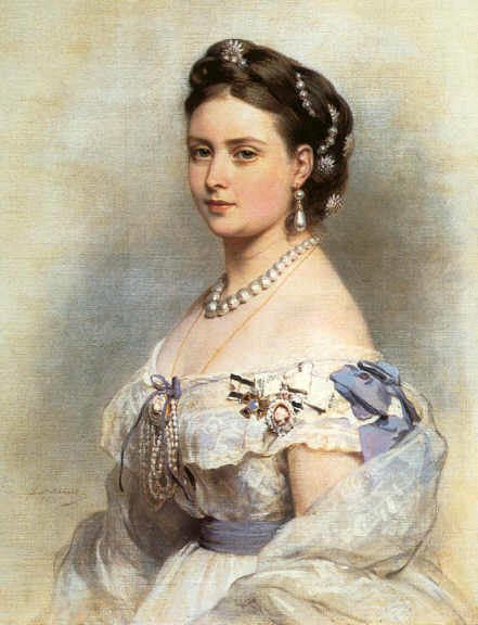  The Princess Victoria, Princess Royal as Crown Princess of Prussia  av Franz Xaver Winterhalter