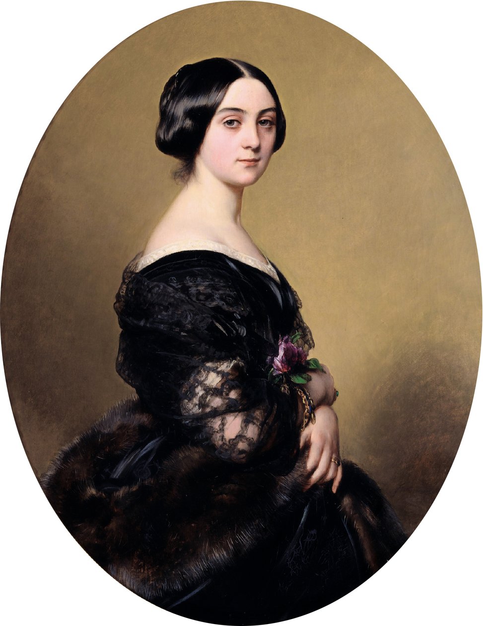 Baronne Henri Hottinguer av Franz Xaver Winterhalter