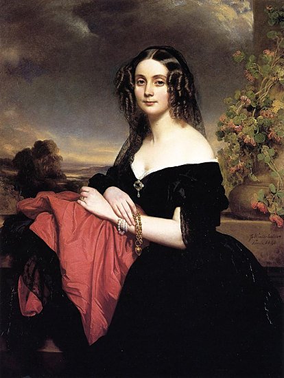 Claire de Bearn av Franz Xaver Winterhalter