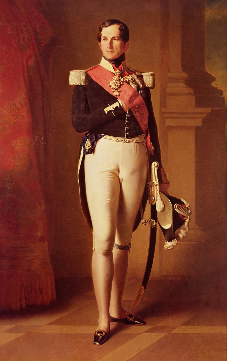 Leopold I (1790-1865) ca 1846 av Franz Xaver Winterhalter