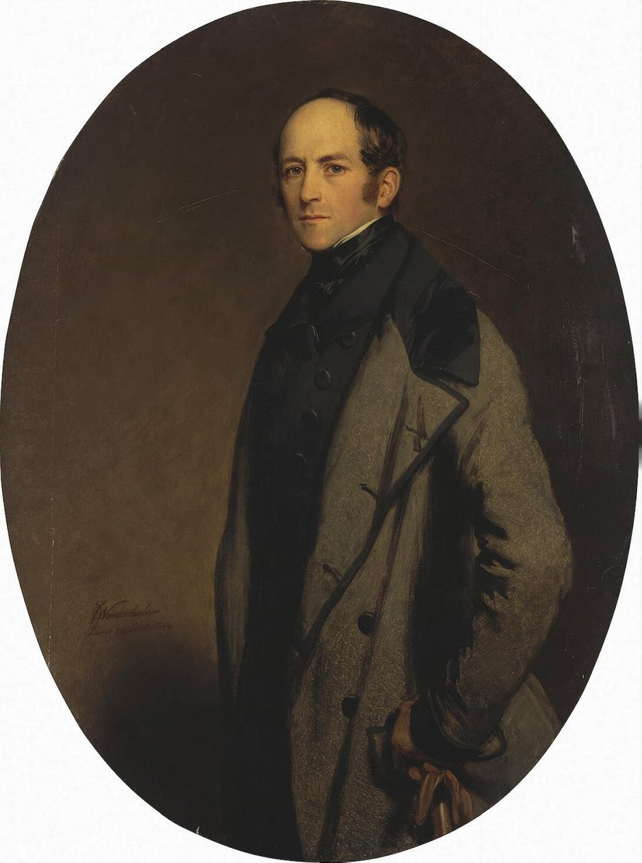 Porträtt av greve Alexei Bobrinsky av Franz Xaver Winterhalter