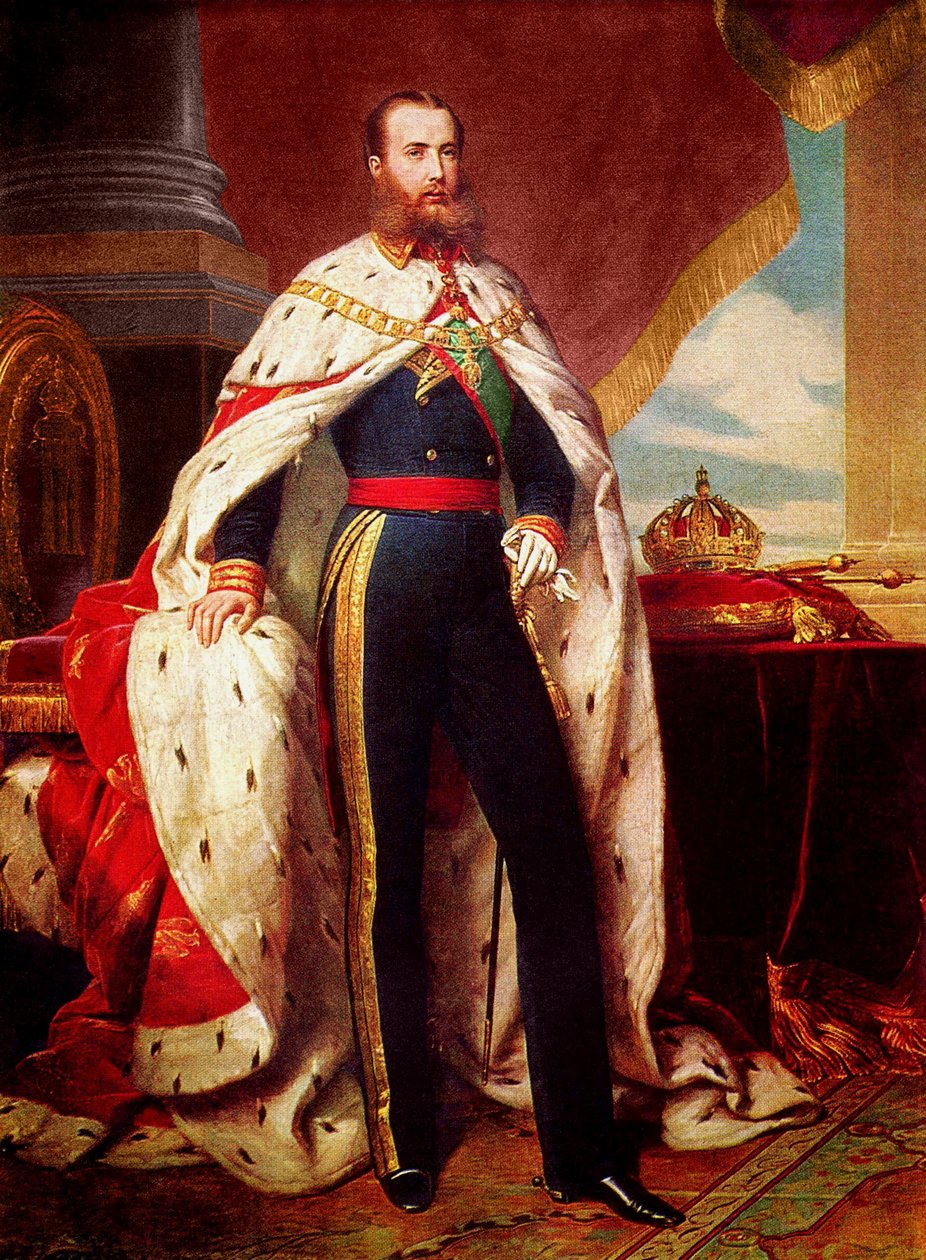 Porträtt av Maximilian I av Mexiko av Franz Xaver Winterhalter