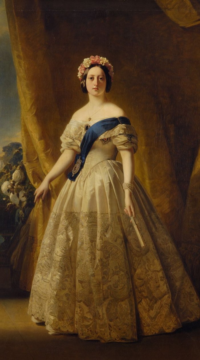 Portrait of Victoria of the United Kingdom av Franz Xaver Winterhalter