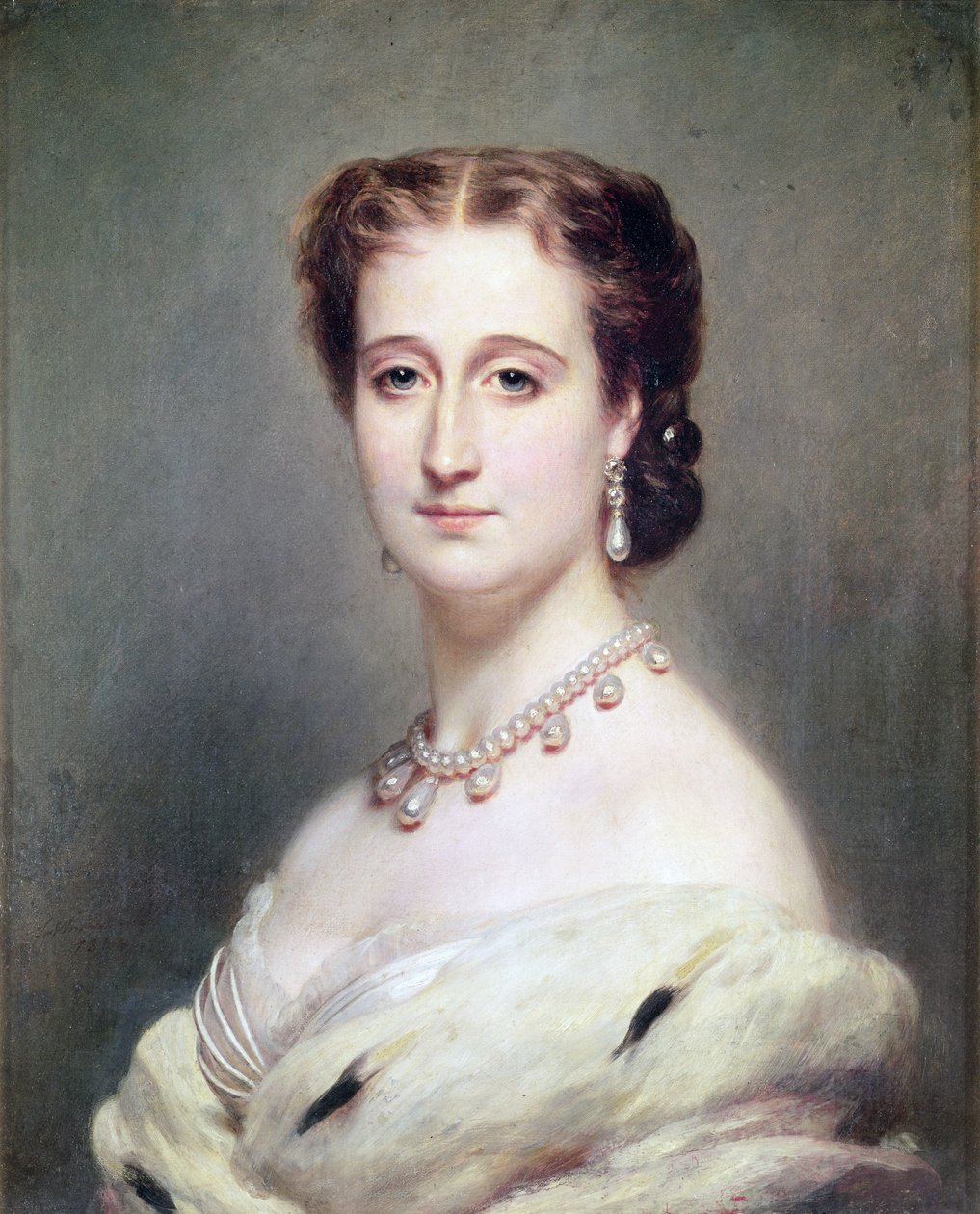 Porträtt av kejsarinnan Eugenie (1826-1920) av Franz Xaver Winterhalter