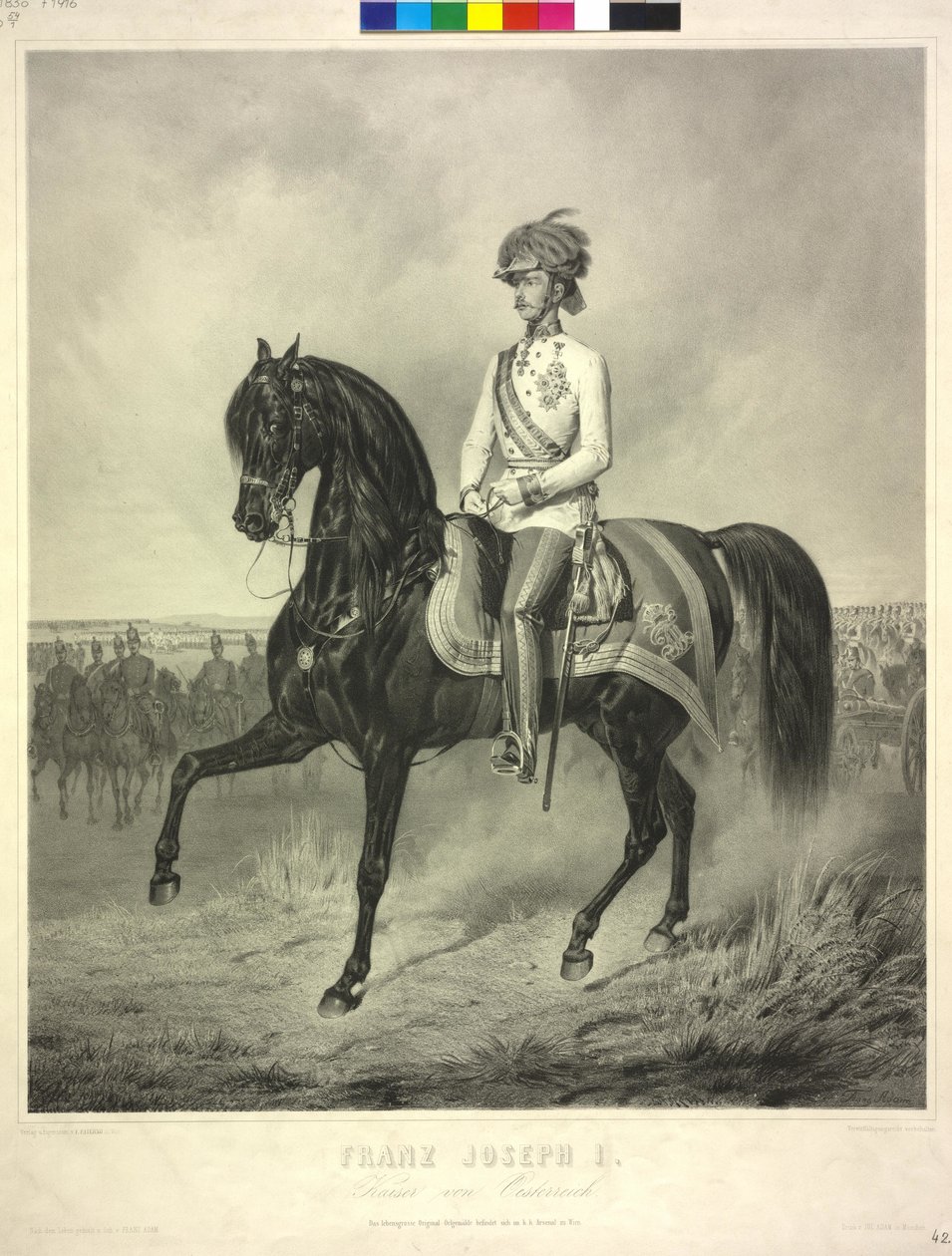 Kejsare av Österrike Franz Joseph I av Franz Adam