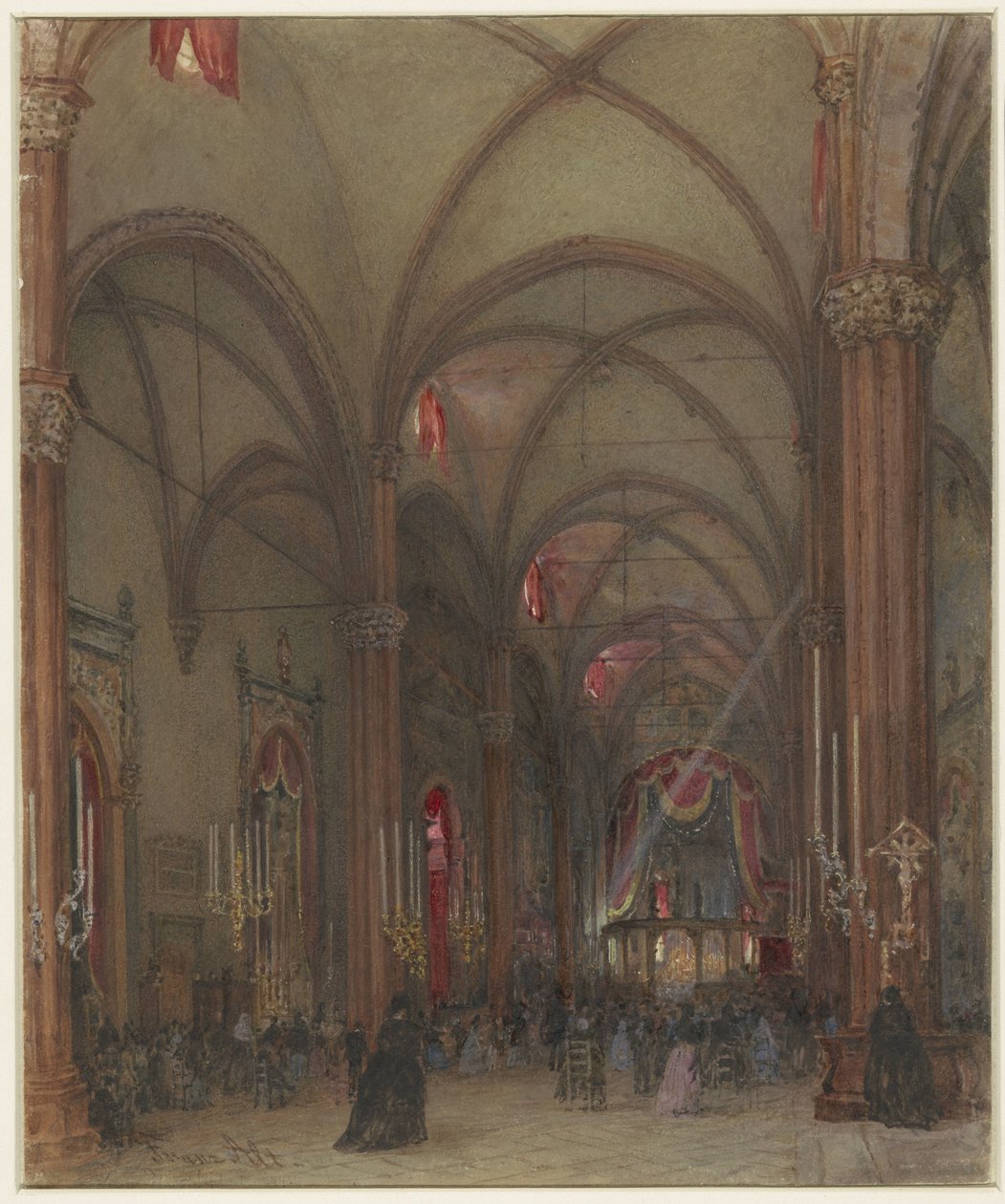 Interiör av Duomo i Verona av Franz Alt