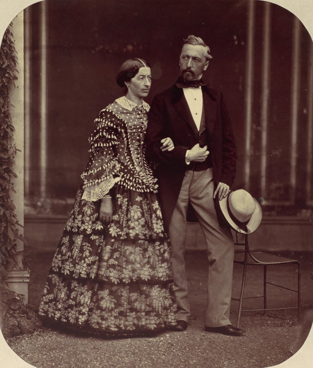 Mathias och Elise Hoeusermann, 1850-60-talen. av Franz Antoine