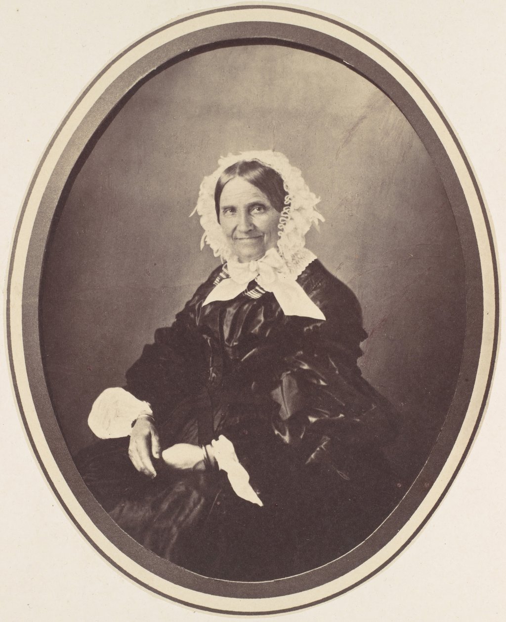 [Porträtt av en äldre kvinna], 1850-60-tal. av Franz Antoine