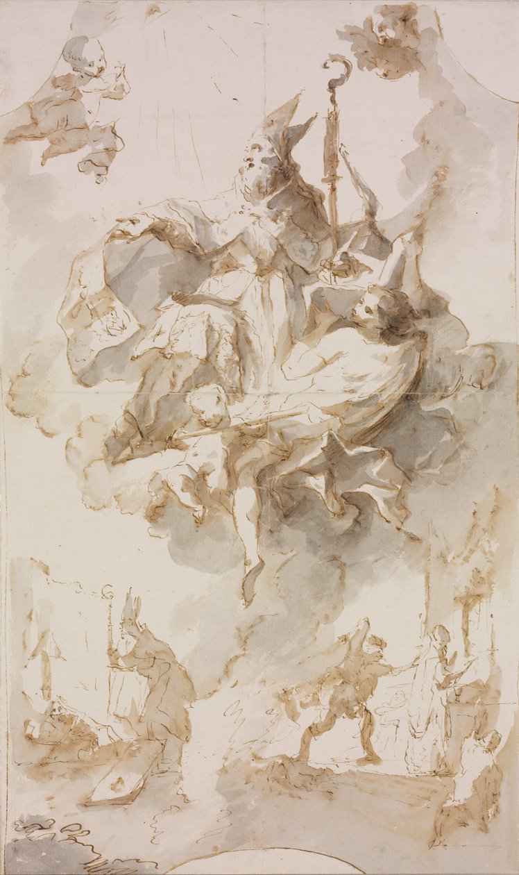 Sankt Stanislauss apoteos av Franz Anton Maulbertsch
