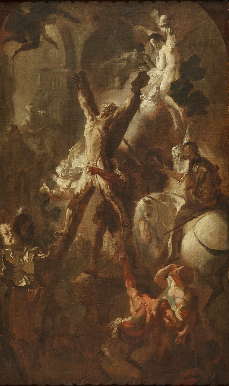 Sankt Andreas martyrskap av Franz Anton Maulbertsch