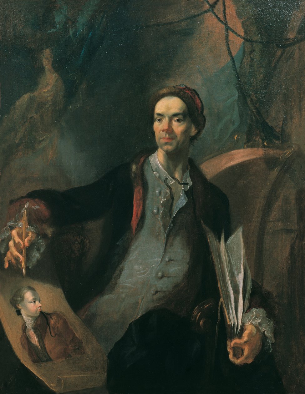 Självporträtt, ca 1767. av Franz Anton Maulbertsch
