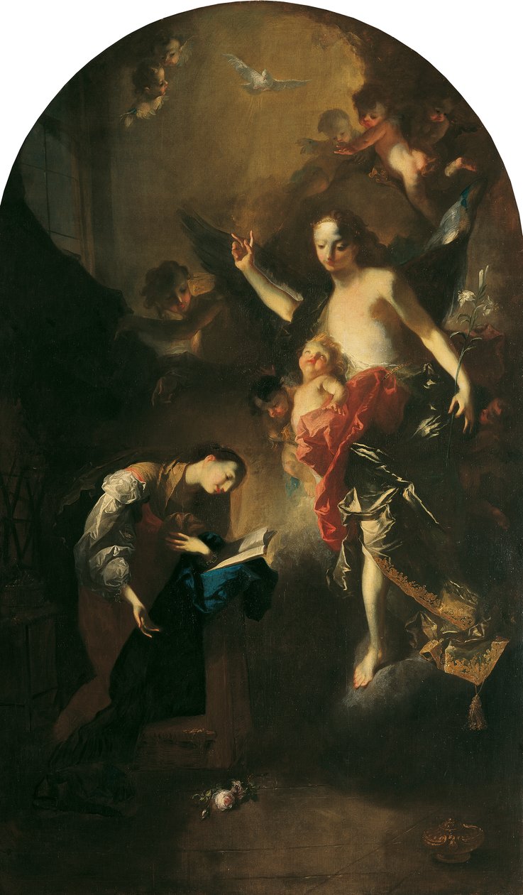 Bebådelse till Maria av Franz Anton Maulbertsch