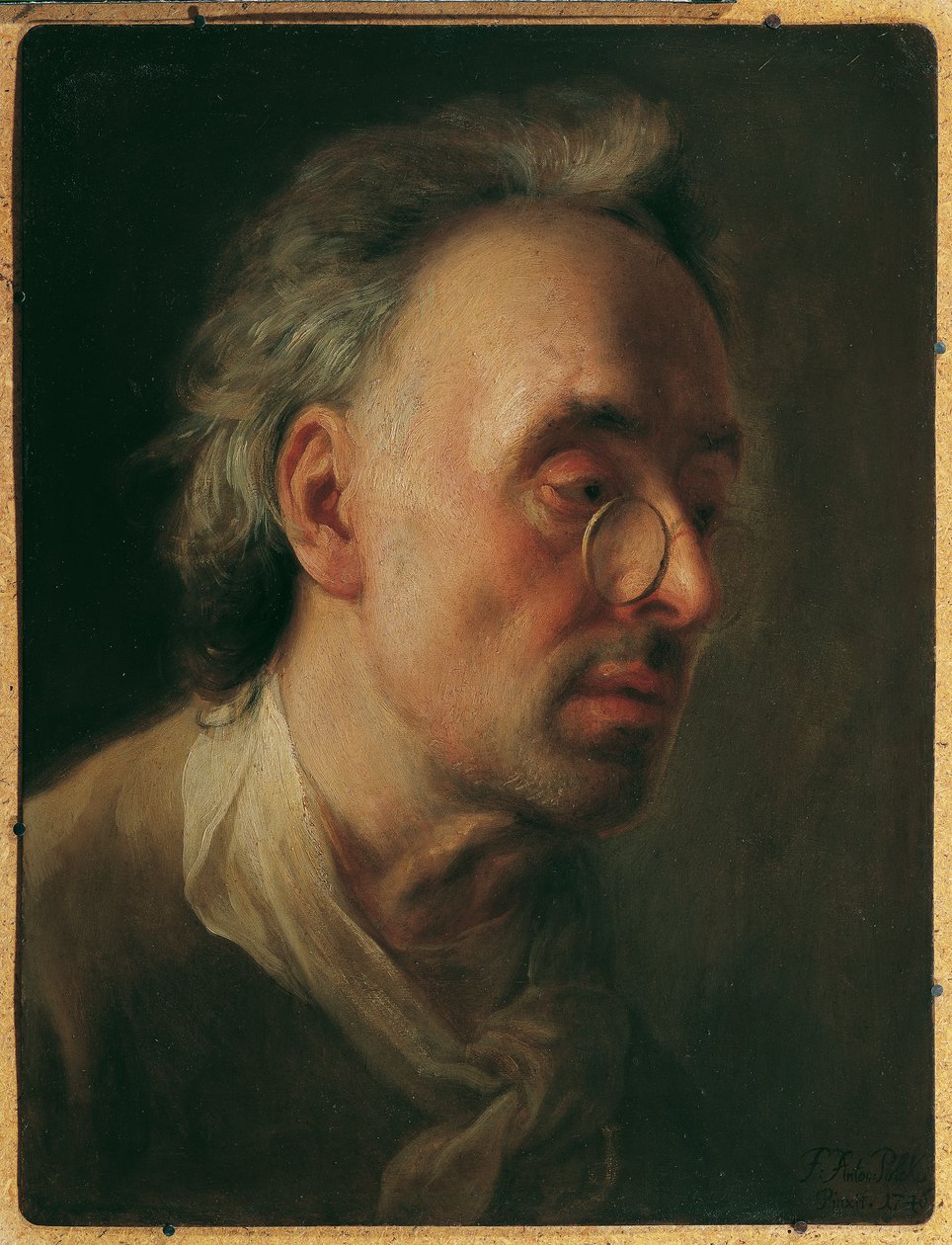 Porträtt av konstnärens far av Franz Anton Palko