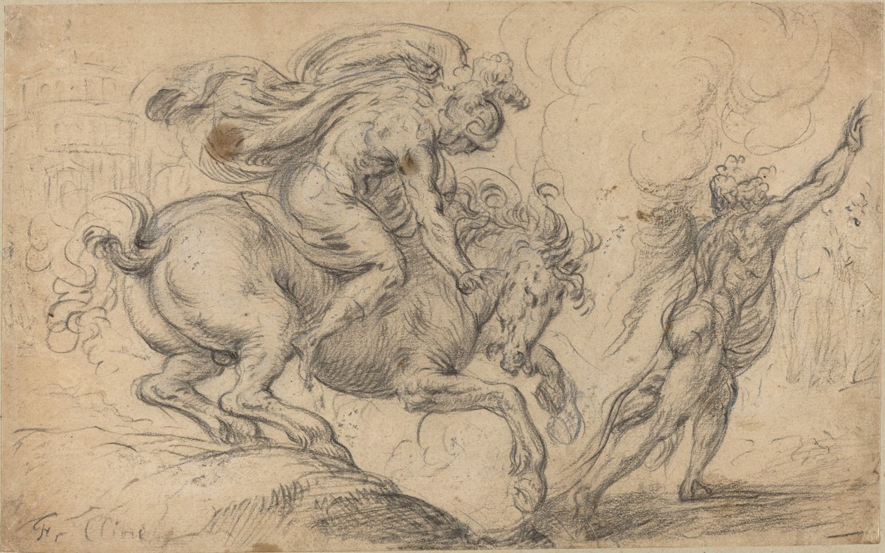 Marcus Curtius offer av Franz Cleyn