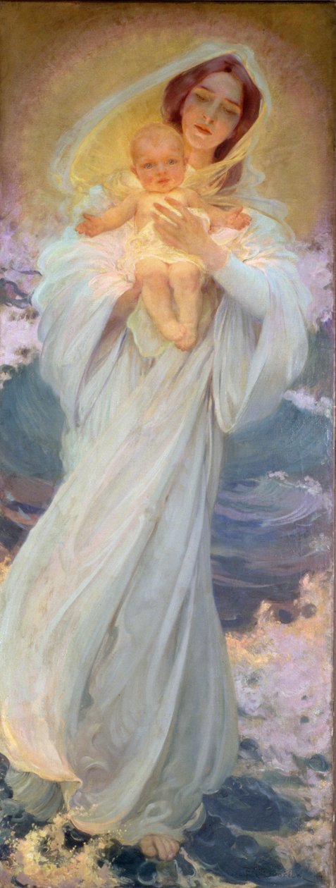 Mamma och barn av Franz Dvorak