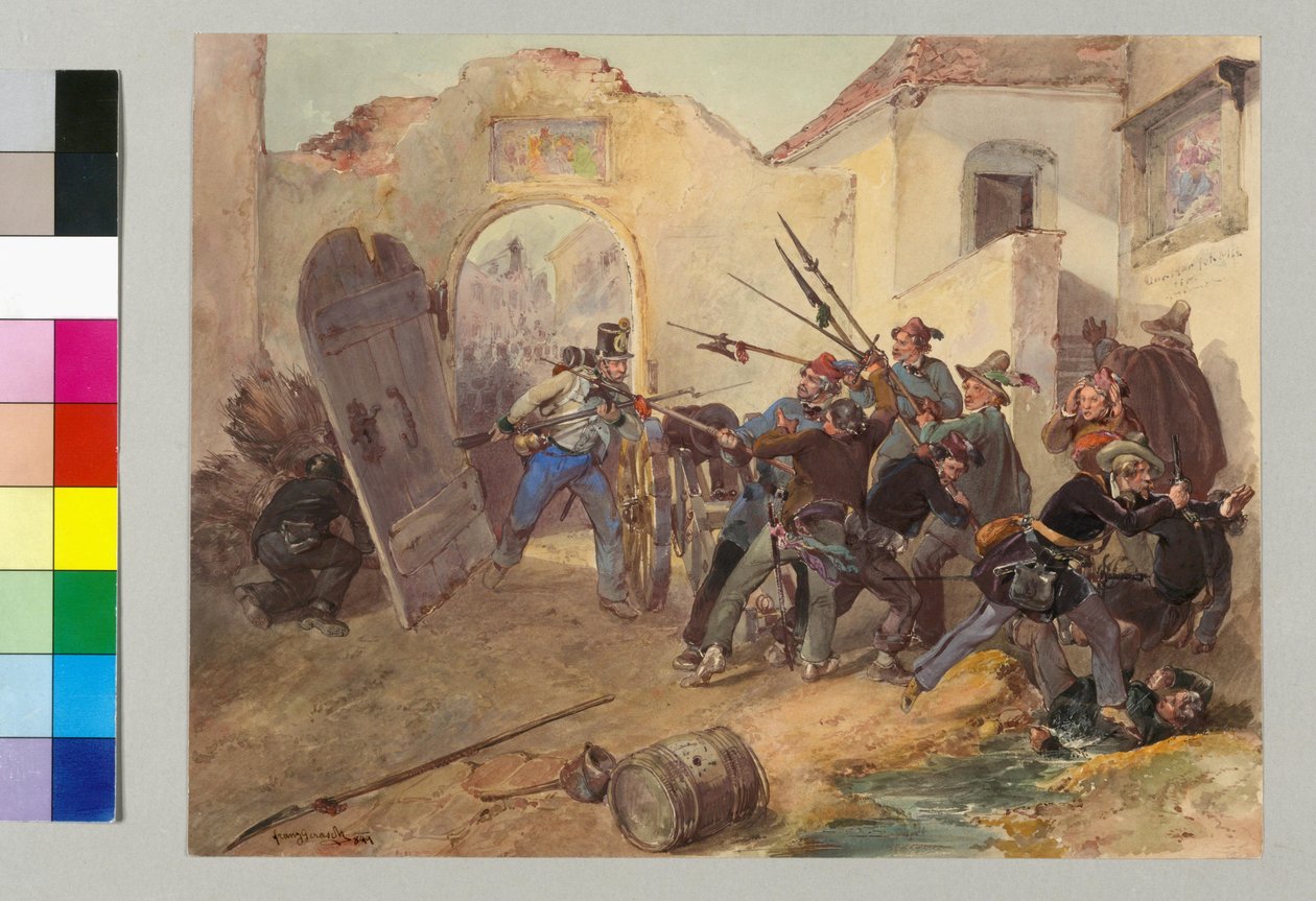 Italien 1848 av Franz Gerasch