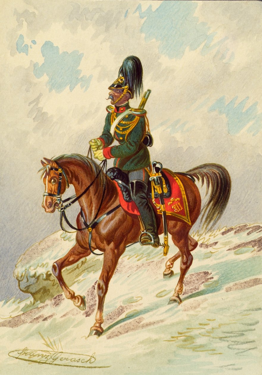 soldat till häst av Franz Gerasch