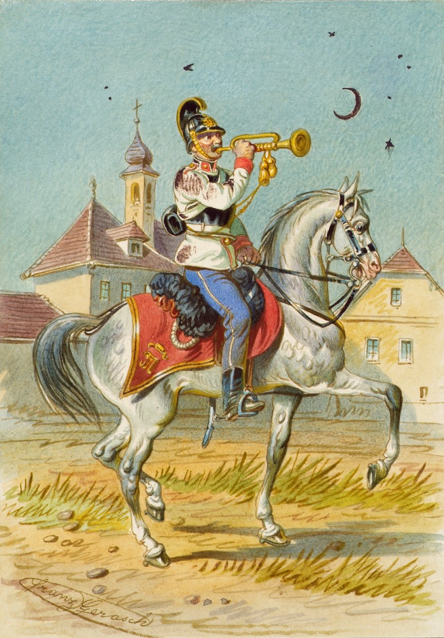 soldat till häst av Franz Gerasch