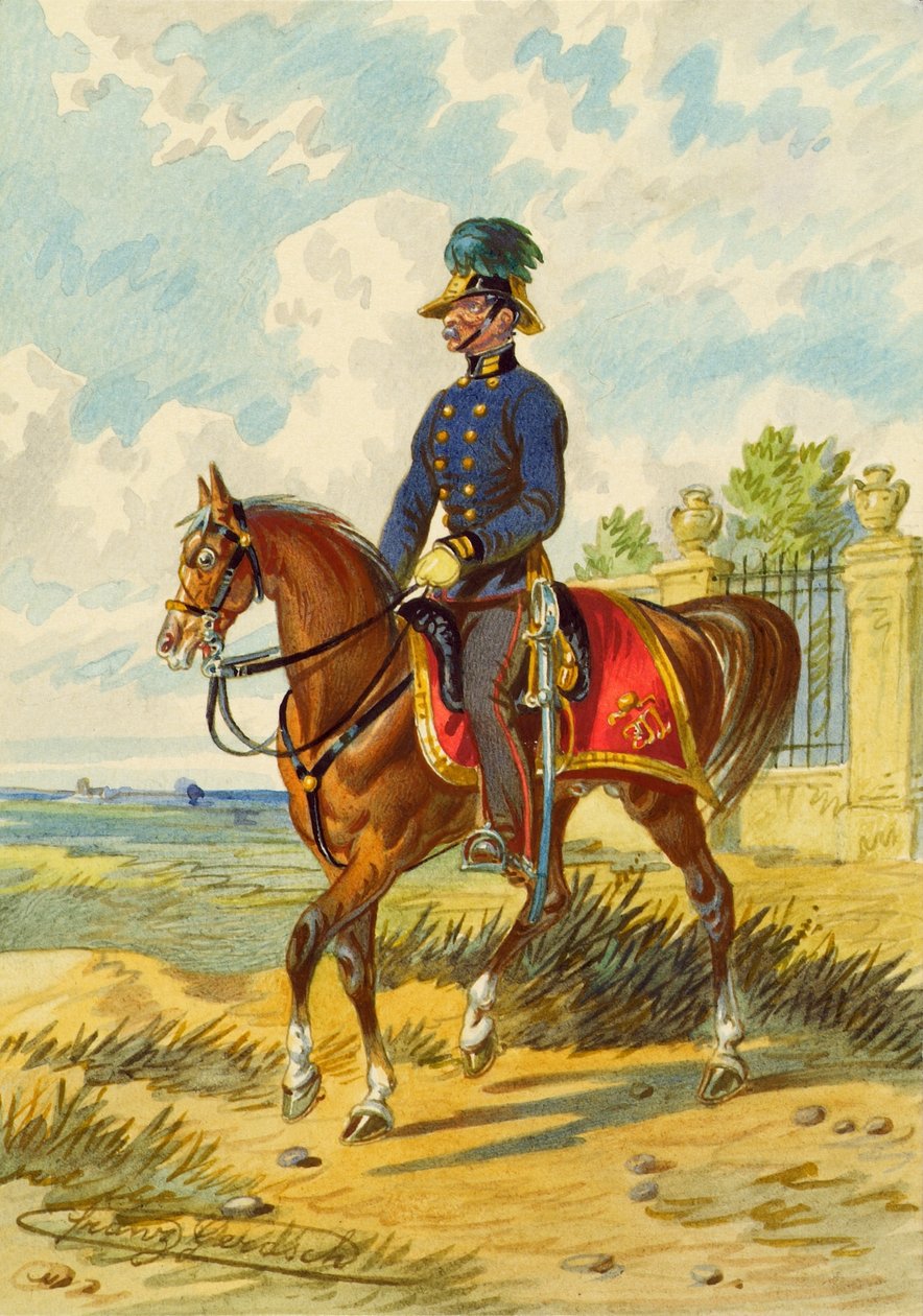 soldat till häst av Franz Gerasch