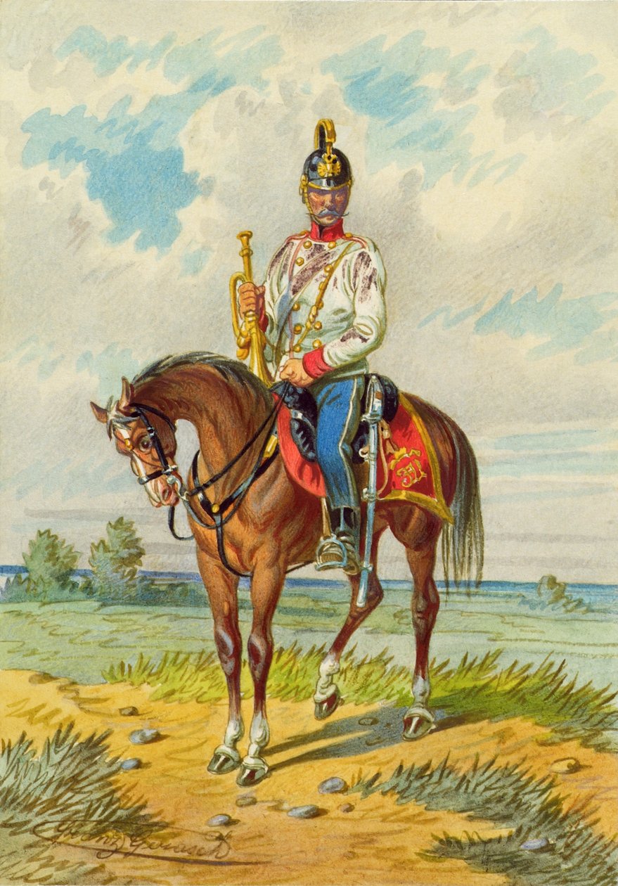 soldat till häst av Franz Gerasch