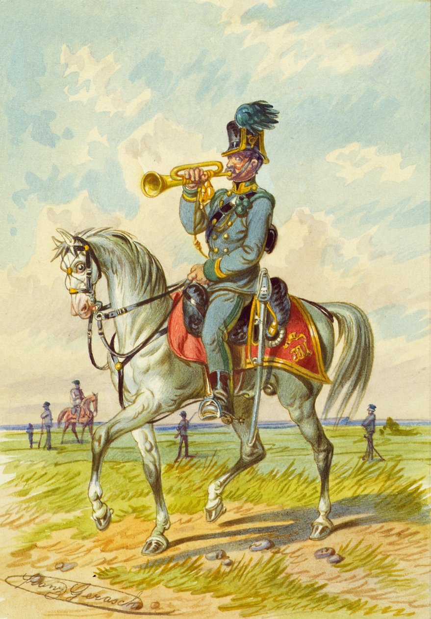 soldat till häst av Franz Gerasch