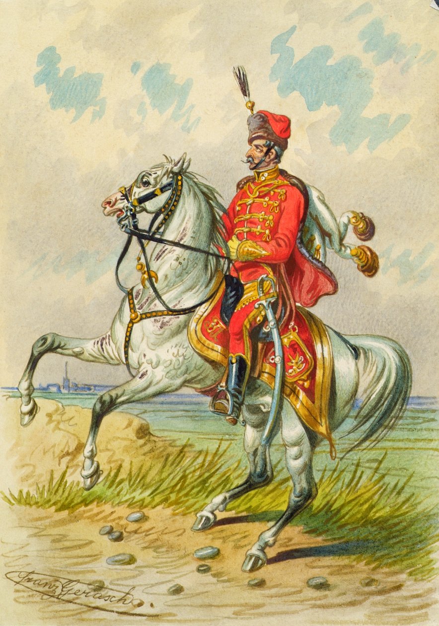 soldat till häst av Franz Gerasch