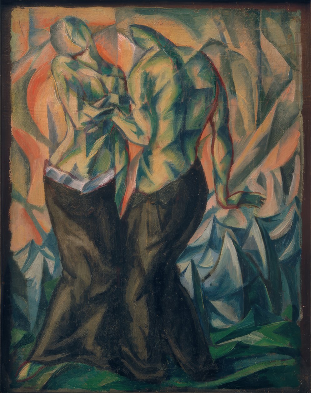 Två figurer av Franz Henseler