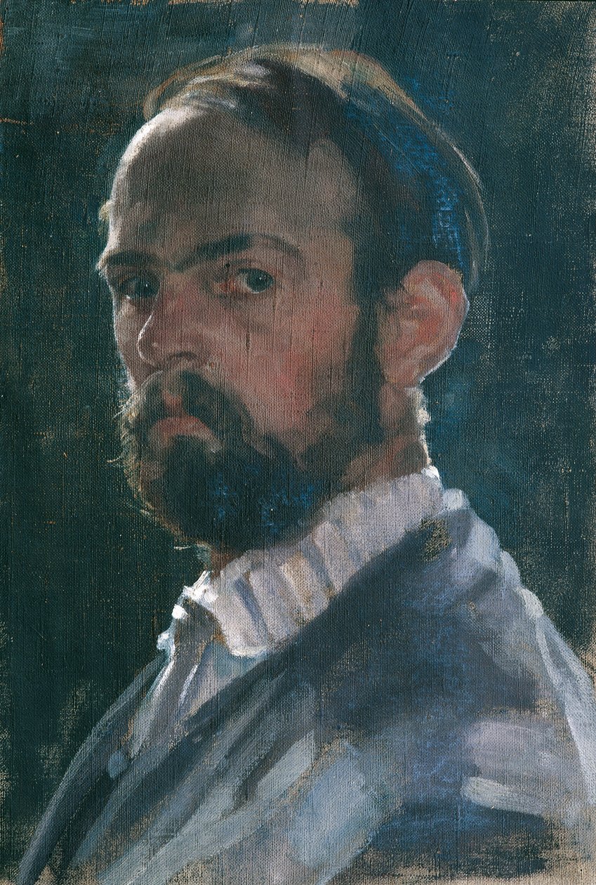 självporträtt av Franz Hofer