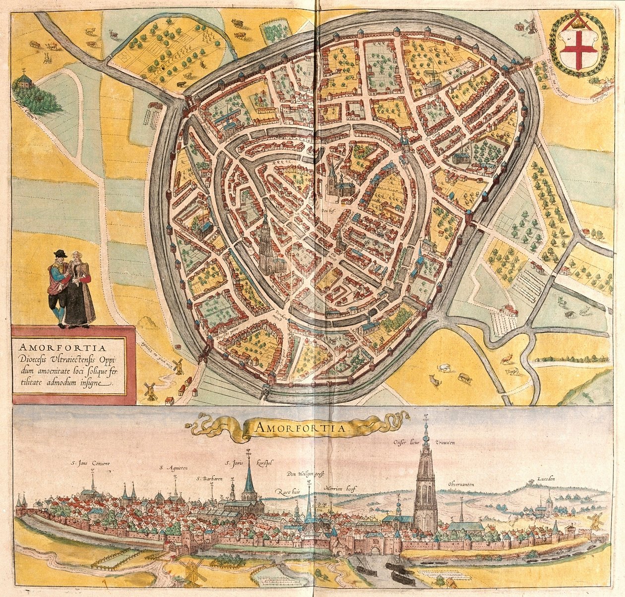 Amersfoort, Nederländerna av Franz Hogenberg