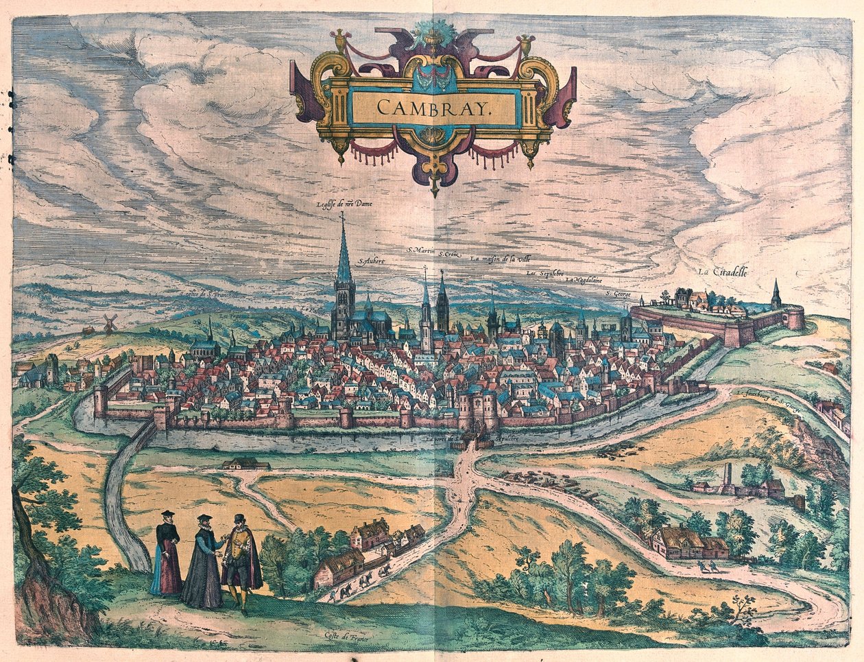 Cambrai, Frankrike av Franz Hogenberg