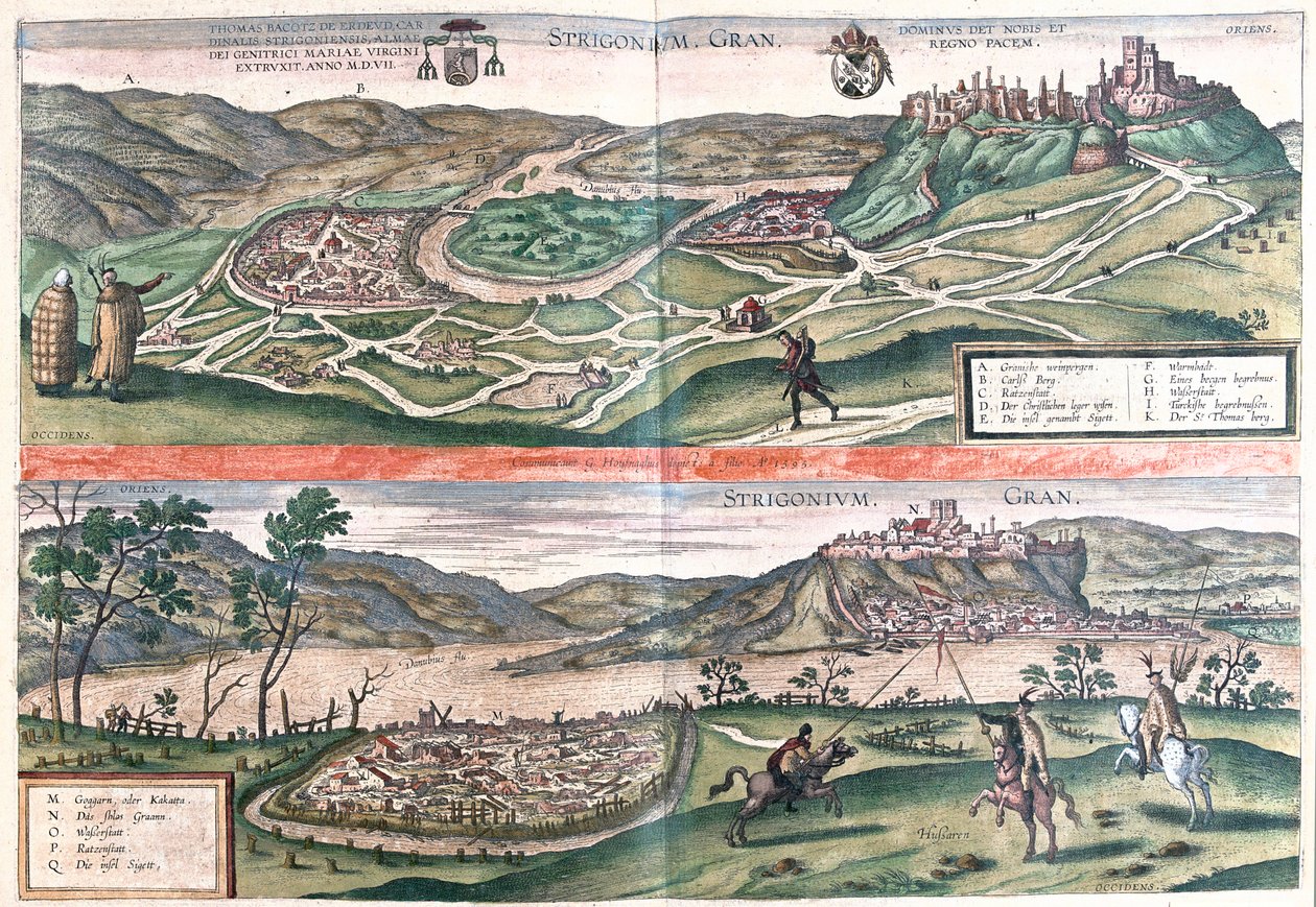 Esztergom, Ungern av Franz Hogenberg