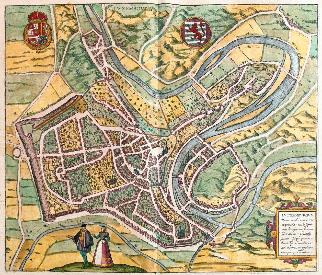 Luxemburg av Franz Hogenberg
