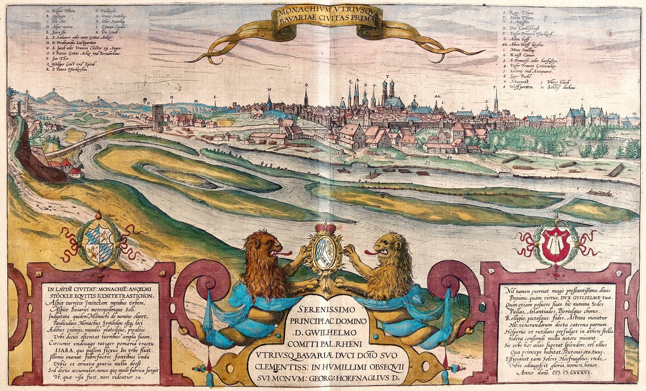 München, Tyskland av Franz Hogenberg