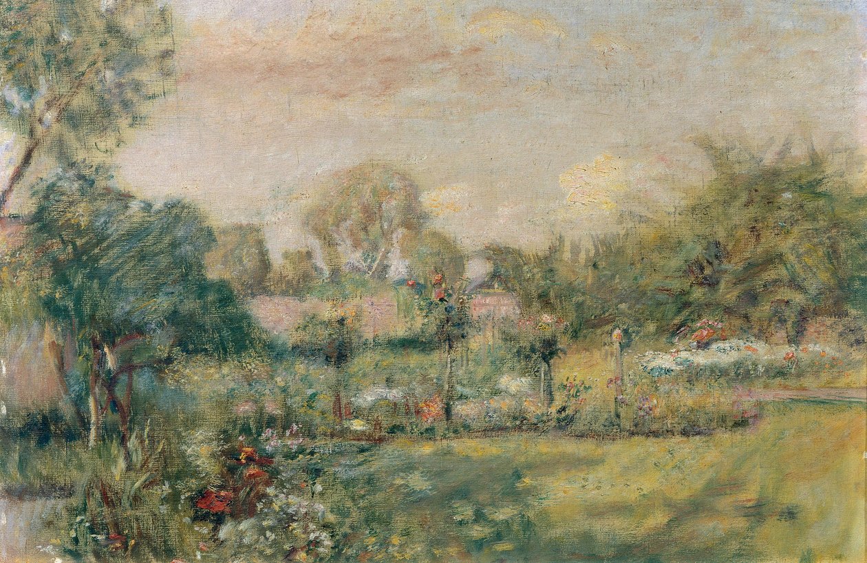 Trädgård på sommaren av Franz Hohenberger