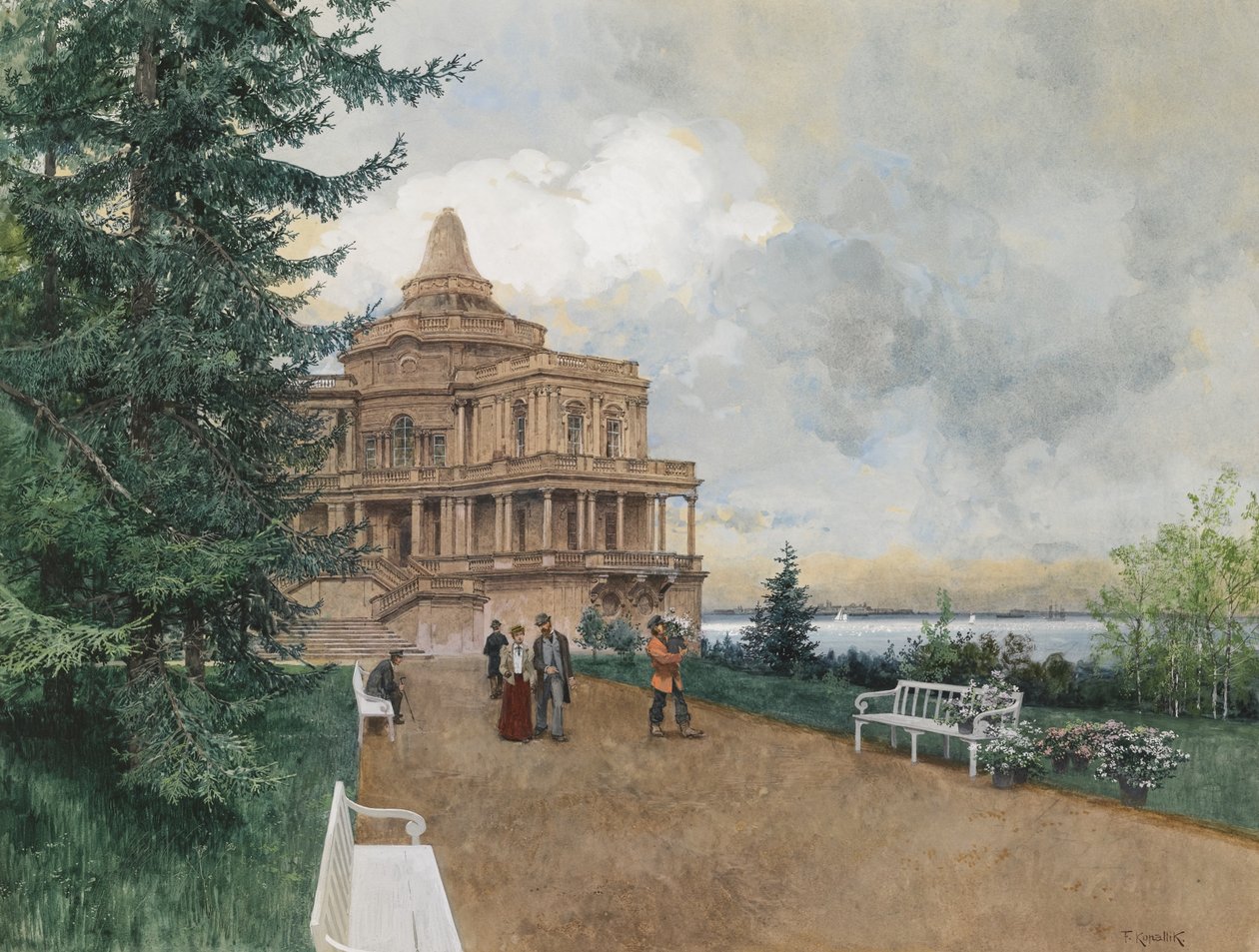 Oranienbaum, 1898 av Franz Kopallik