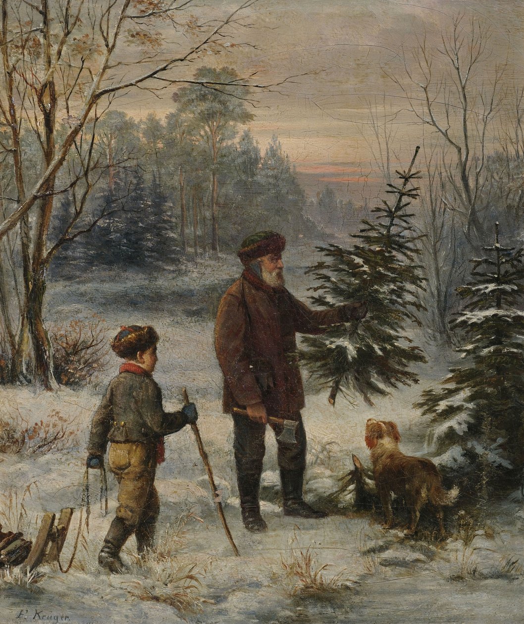 Innan jul av Franz Krüger