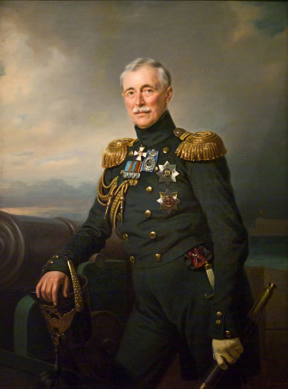 Prins Alexander Sergejevitj Menshikov 1787-1869, 1851 av Franz Krüger