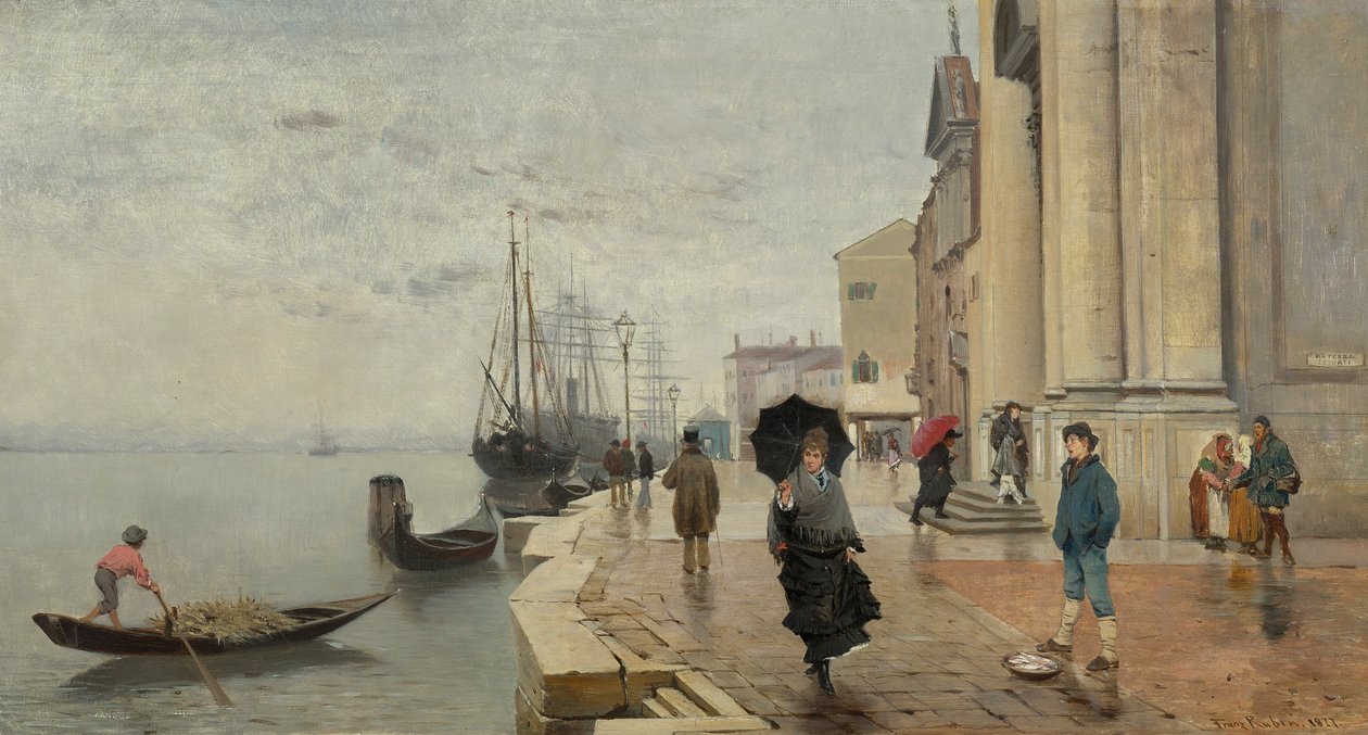 Motiv från Venedig av Franz Leo Ruben