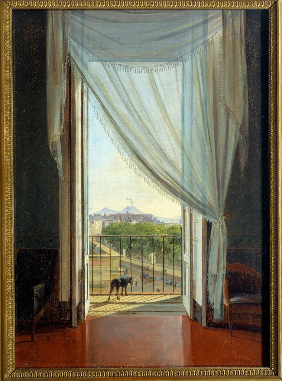 Ett fönster i Neapel av Franz Ludwig Catel