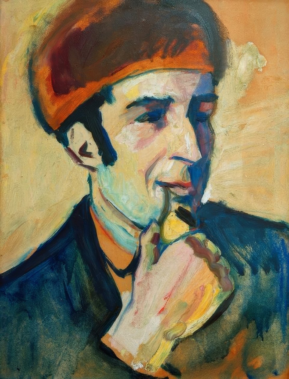Porträtt av Franz Marc av Franz Marc