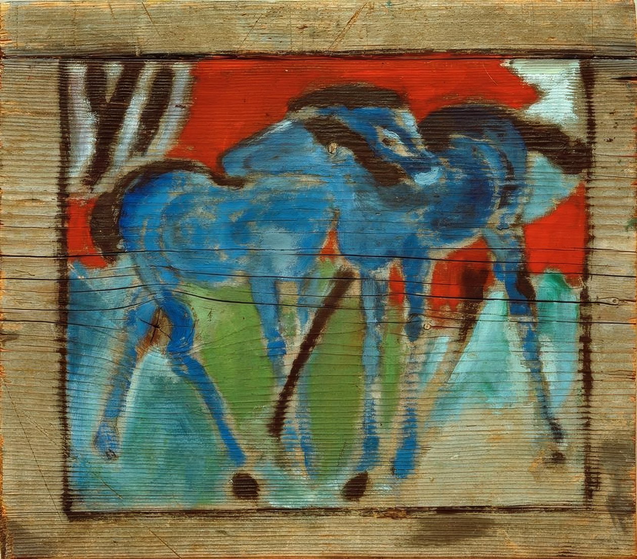 Blå föl av Franz Marc