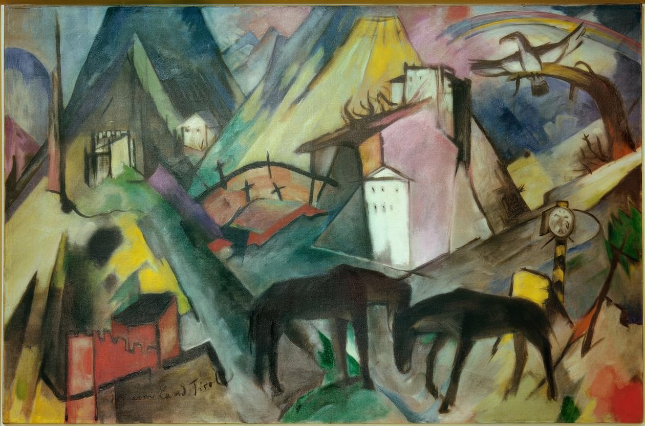 Tyrolens fattiga delstat av Franz Marc