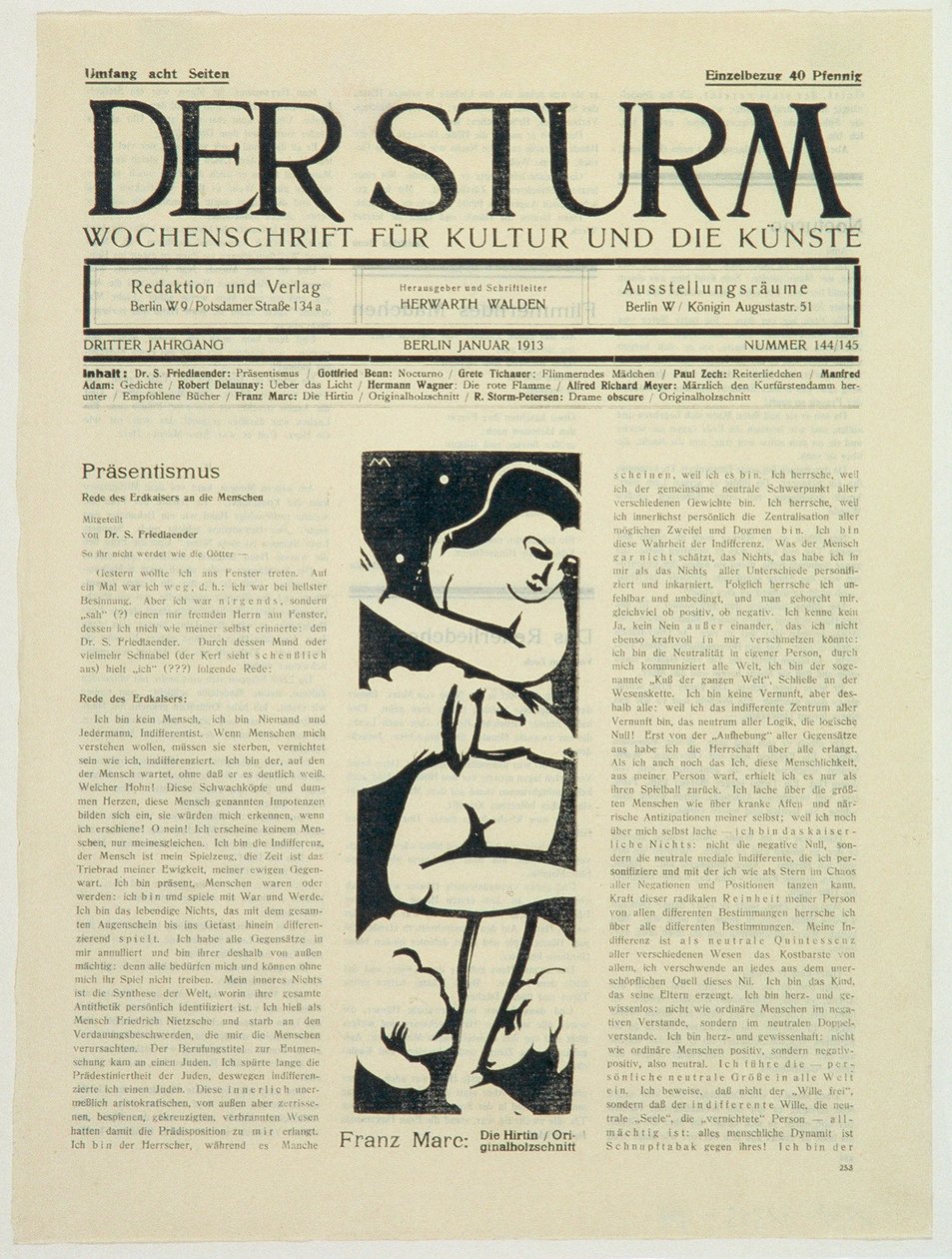 Herdinnan av Franz Marc